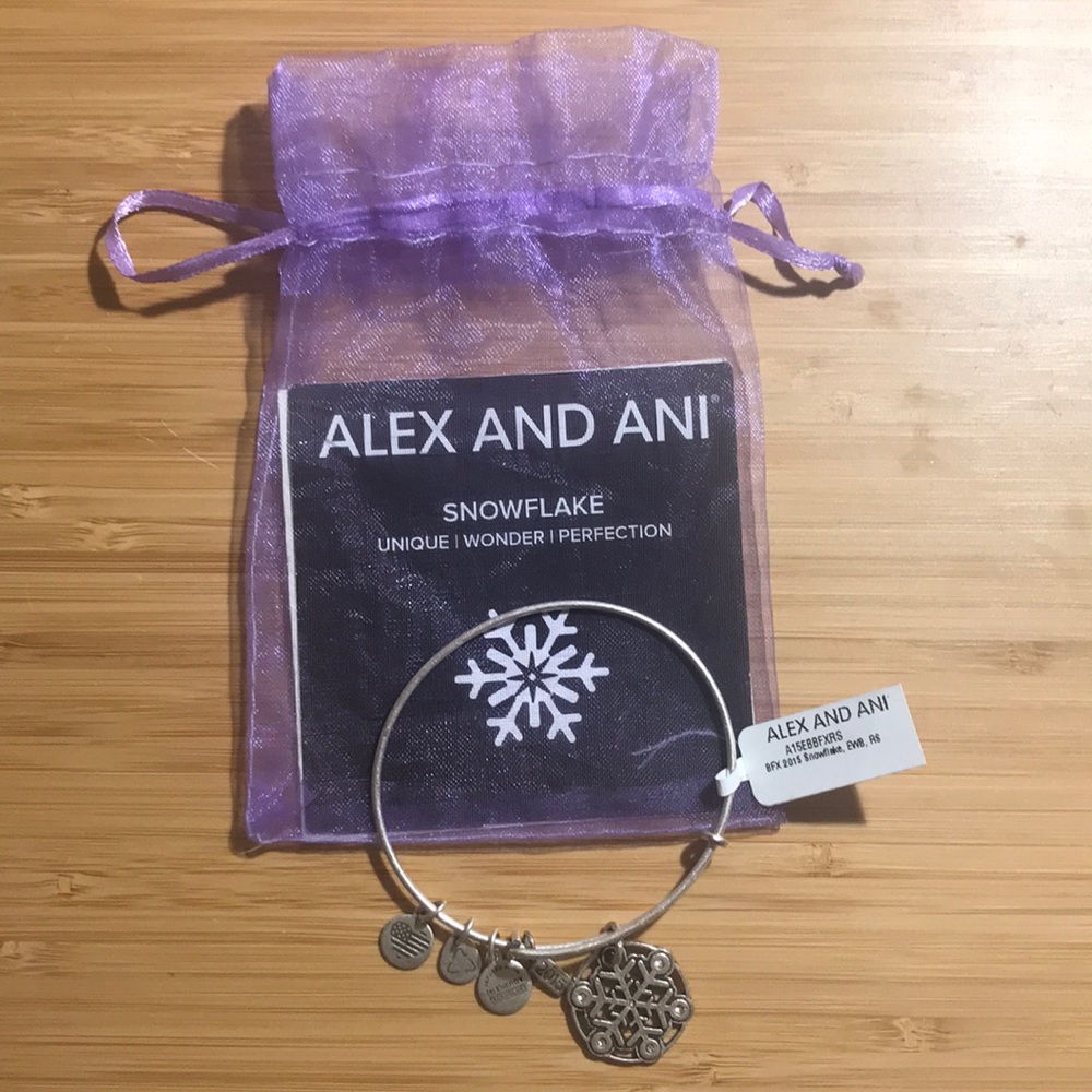Alex And Ani snowflake bracelet
